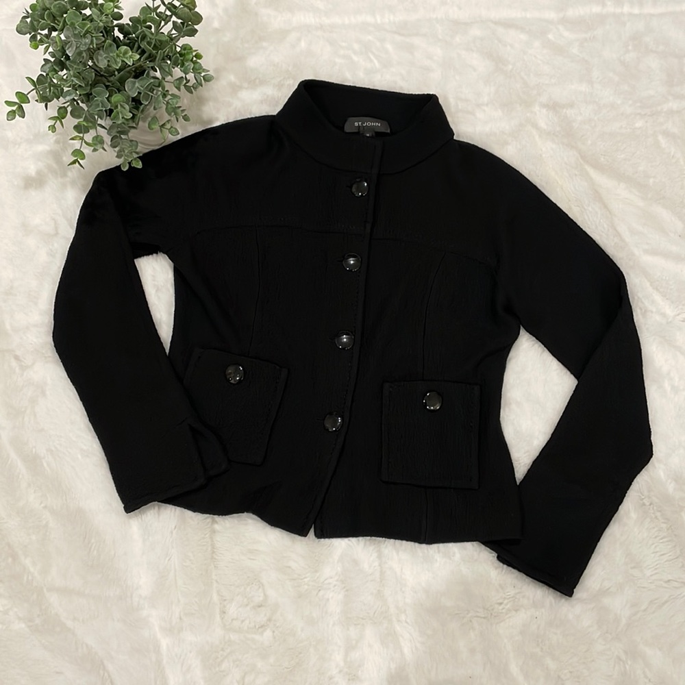 St. John Jacket Boucle Knit